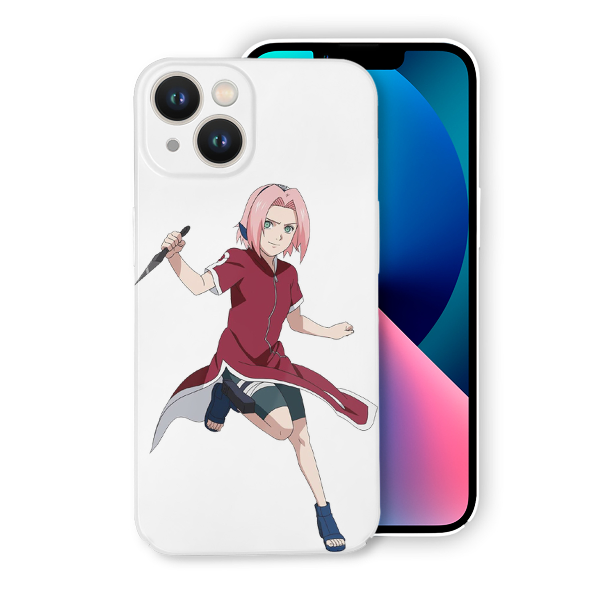 （画像用） NARUTO -ナルト- 春野サクラ Haruno Sakura 【iPhone 14シリーズ対応】ハードケース